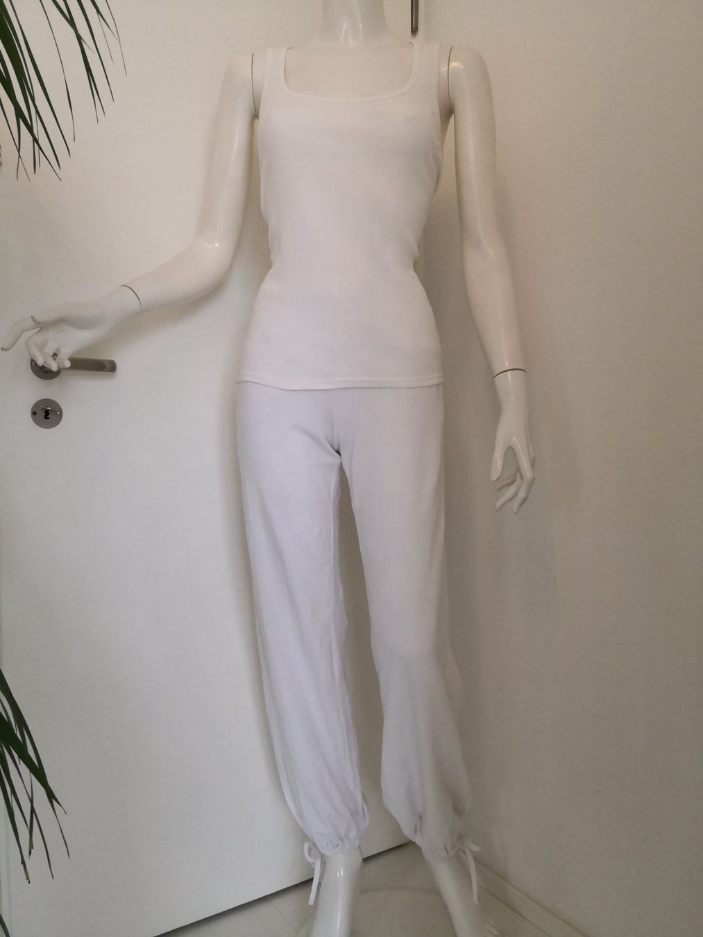 Mango Negligees & Pigiami: 🤩MANGO & H&M PYJAMA WEISS GERILLT – Usato da Olten venduto da Naja-Twins-Twins 6