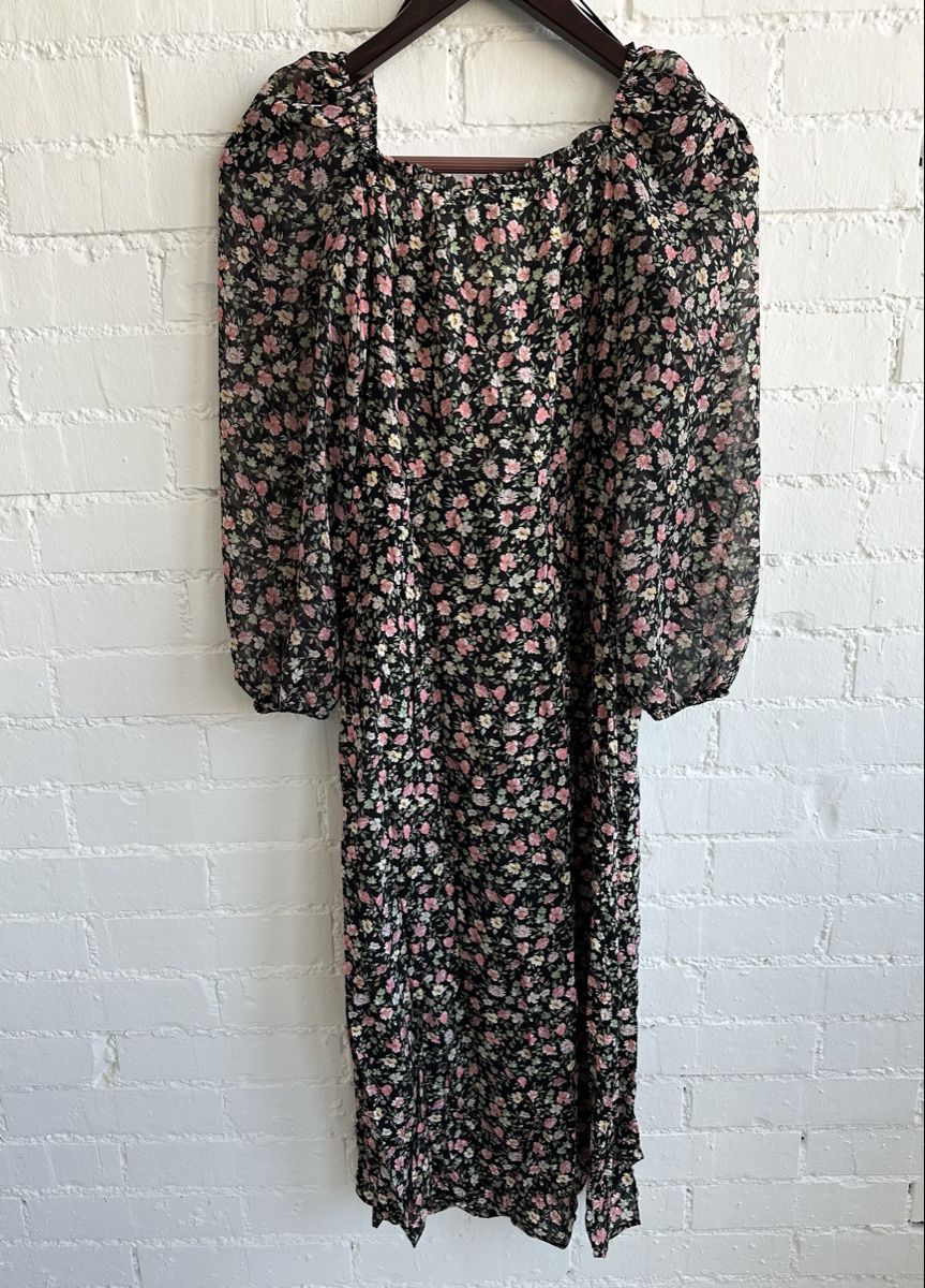 Zara Vestiti: ZARA Midikleid mit Blumenmuster / Gr. L – Usato da Bern venduto da Fraeuleinhonig 9