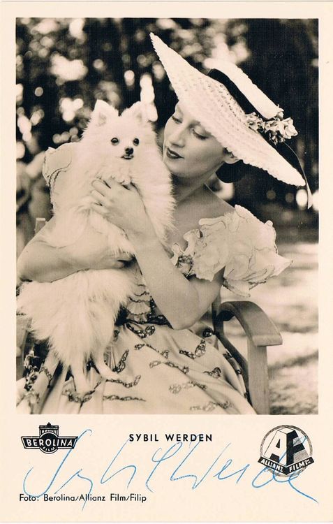 Sybil Werden 1924-2007 Autogramm signiert Vintage Foto 9x14c (Gebraucht ...