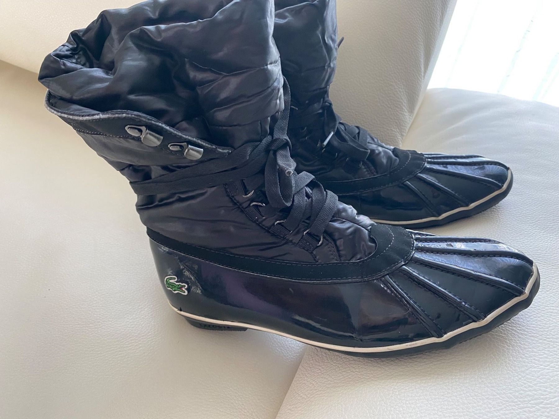 Lacoste Damenschuhe: Extravagante seltene LACOSTE Winter-Stiefeletten, Gr. 38 – Gebraucht aus Winkel von ferrari2022 1