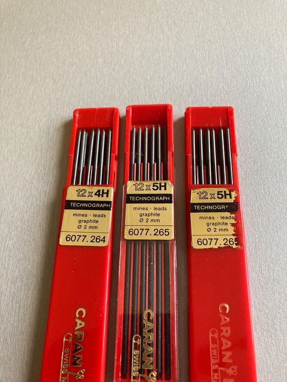 Caran D'Ache Technograph 3mm 3B Replacement Leads - B&Q