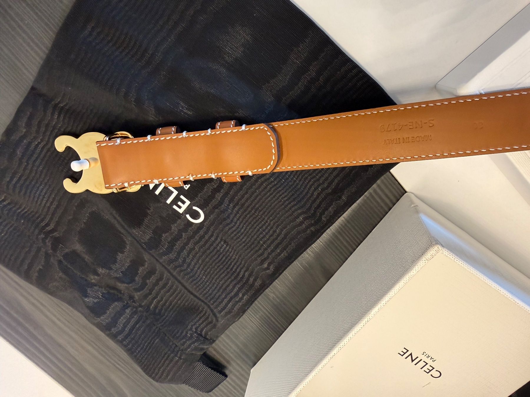 Cinture: Ceinture Céline triomphe – Nuovo e nell'imballaggio originale da Savigny venduto da mariemari75 4