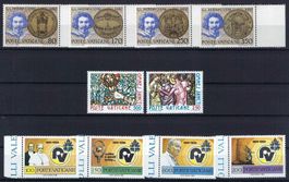 Briefmarken aus der Vatikanstadt 1980/81 postfrisch