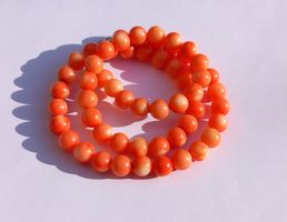 Neue Korallen Kette DM 7.6mm