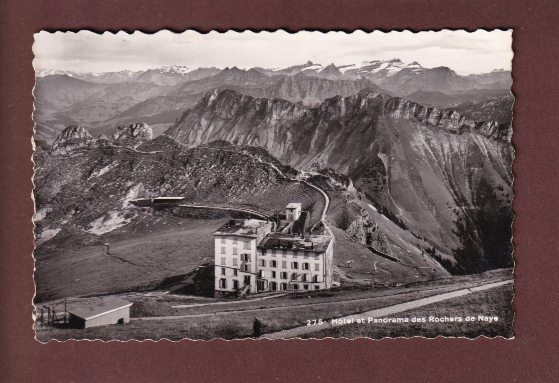 Ansichtskarten: ROCHERS DE NAYE - Hôtel – Gebraucht aus Pully von nicecards