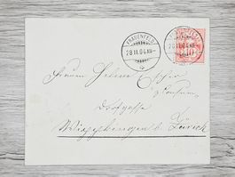 CL21 Enveloppe + Timbre Suisse 1904