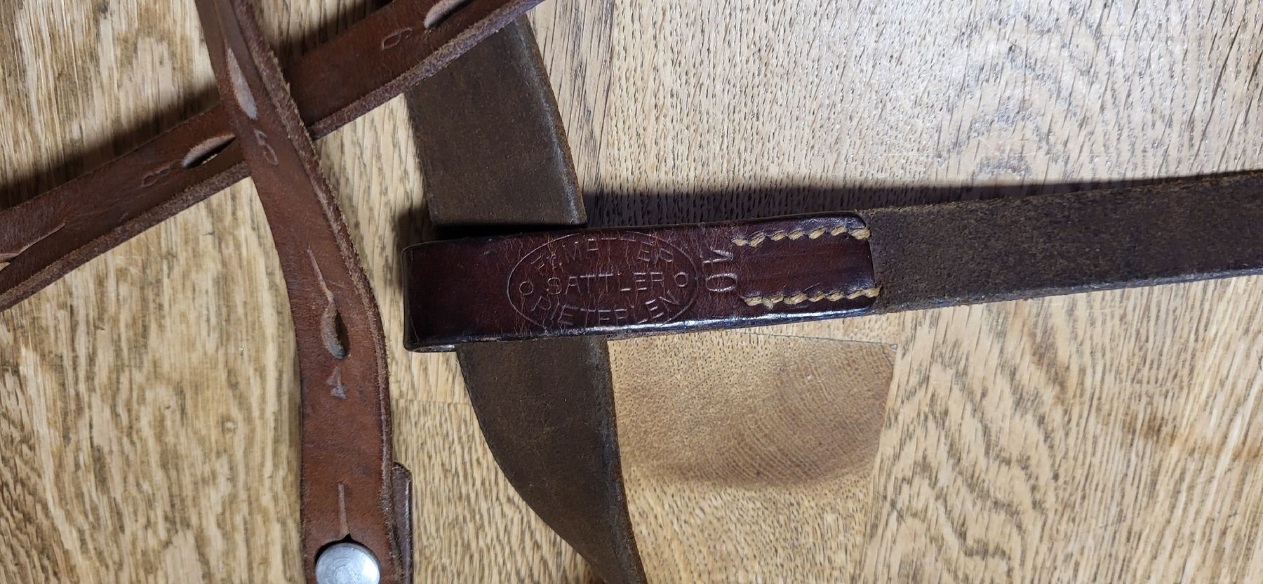 Schweizer Armee Uniformi: Gabeltragriemen  – Usato da Sachseln venduto da Nagelschuh 2