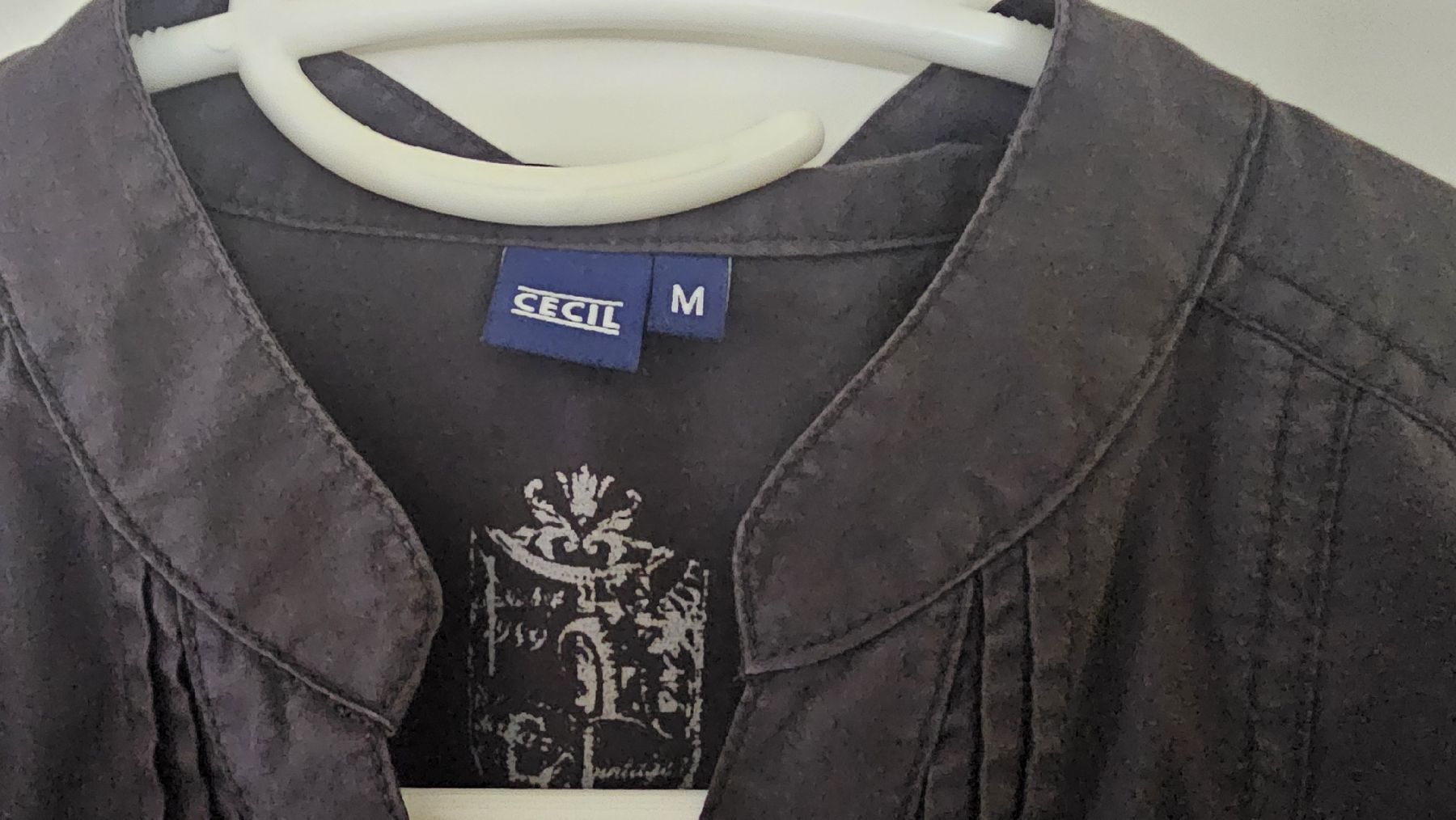 Cecil Camicette: Cecil Dunkelgrau Bluse Grösse M – Usato da Aarau venduto da Mery6 2