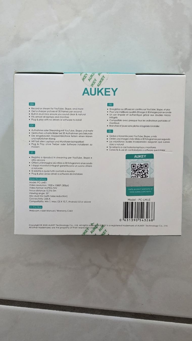 Aukey Webcams: Webcam – Neu (gemäss Beschreibung) aus Salmsach von nic_d8dh 1