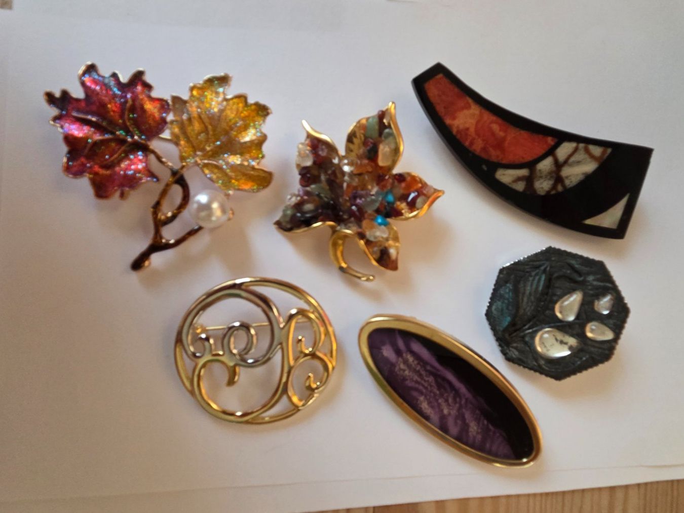 Altri gioielli: Broschen Konvolut Lot Modeschmuck Sammlung Set – Usato da Weggis venduto da Leeclipse 1