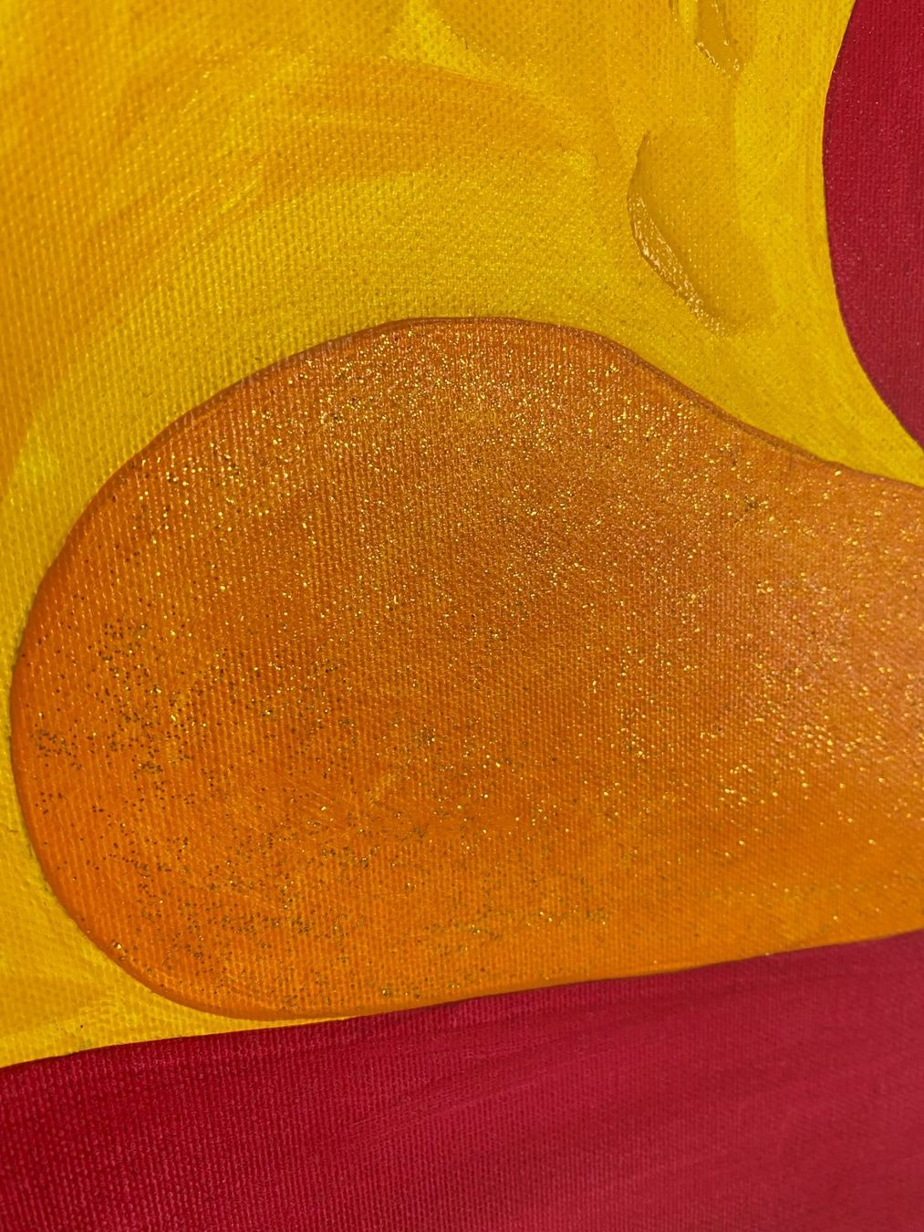 Gemälde: Ölbild "glitter layers" Kunstwerk, 100 x 100 cm - UNKAT - – Neu und originalverpackt aus Stetten SH von bijoux18 2
