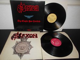 2 X SAXON LPs