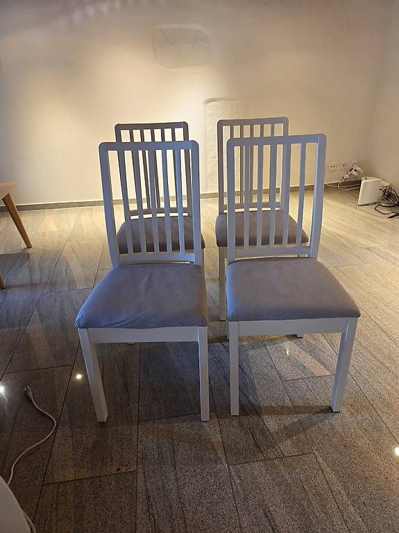 Sedie: 4x Ikea Ekedalen Stuhl weiss – Usato da Lenzburg venduto da sfeh 1