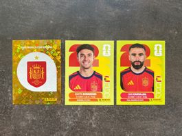 Panini WM 2026 Sticker - Zubimendi, Carvajal und ESP 1⚽️