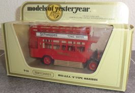 Matchbox Y23 1922 AEC S Type Omnibus von 1978 Super Cool!