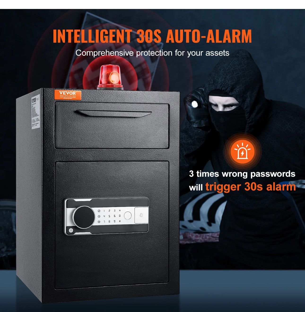 Casseforti: + VEVOR Einwurftresor Digital Safe Depottresor 2,5 l – Nuovo e nell'imballaggio originale da Amriswil venduto da JaJa-Express 6