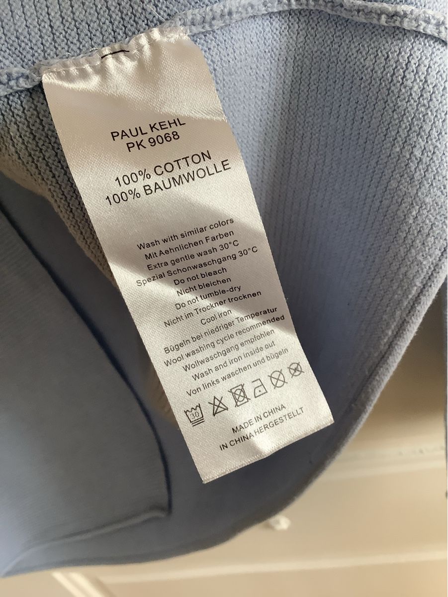Paul Kehl Giacche: Cardigan Strick Baumwolle Paul Kehl hellblau S – Usato da Stäfa venduto da loveforeverlove 5