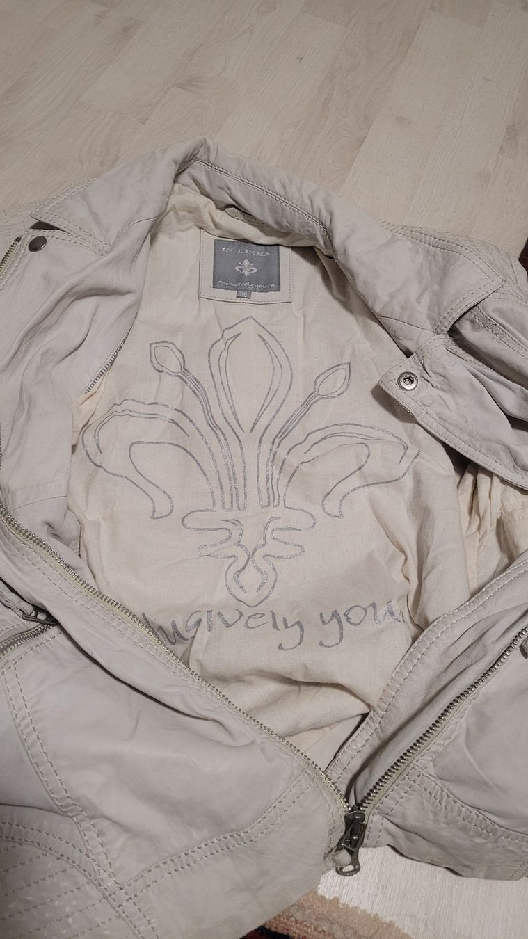 Jacken: In Linea Damen Leder-Jacke, Gr. 38 – Gebraucht aus Schöftland von Aktion56 6