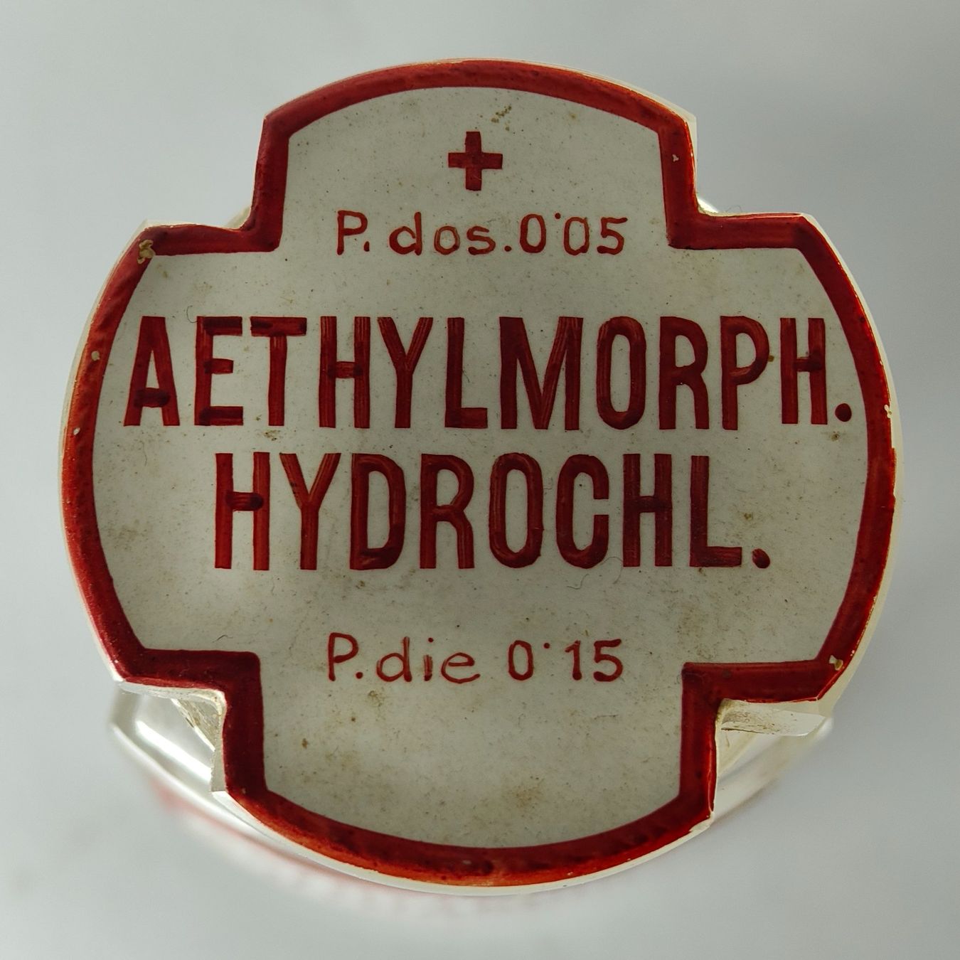 Accessori da laboratorio: Antike Apothekerflasche Aethylmorphin Morphium Um 1900 9cm – Usato da Monthey venduto da 19_karen_84 1