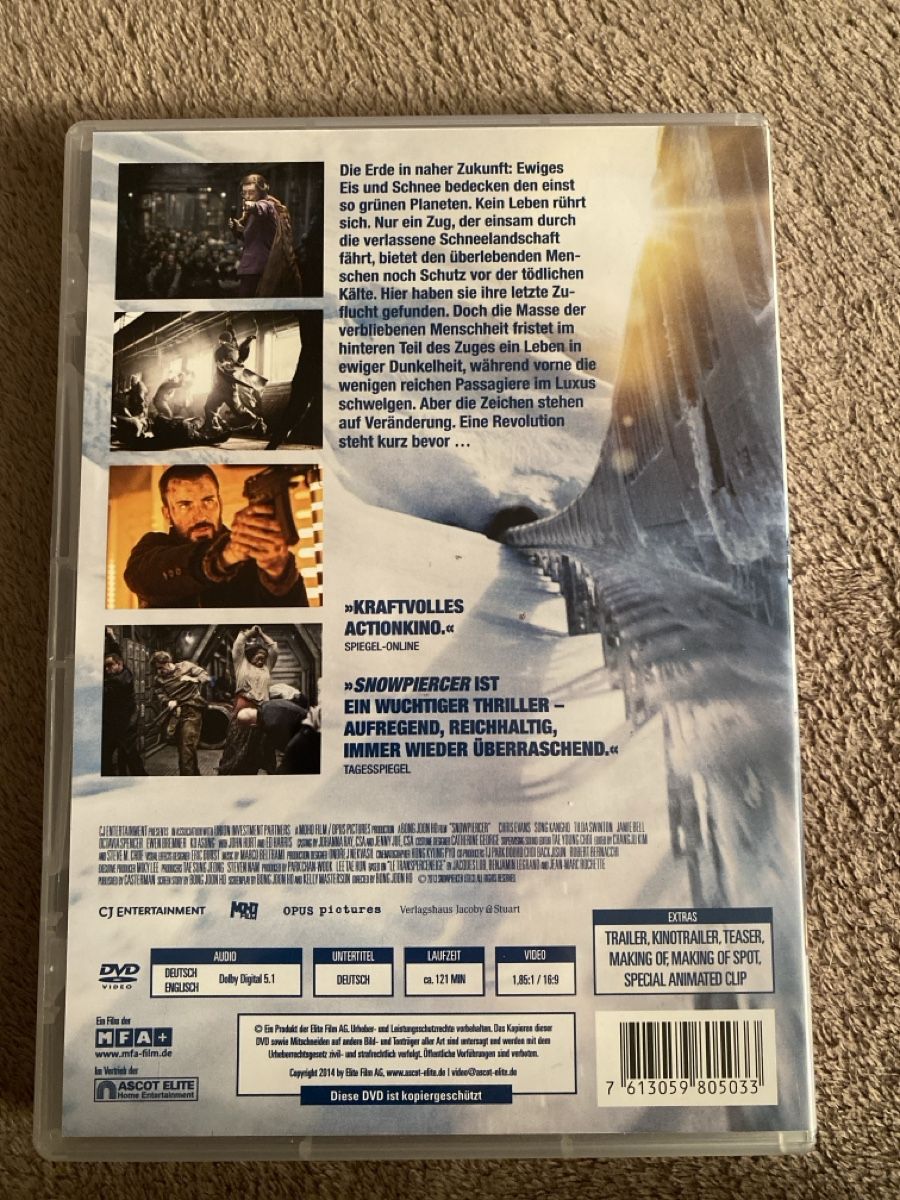 Tutti i DVDs: DVD - Snowpiercer – Nuovo (secondo la descrizione) da Oberengstringen venduto da Rogi9698 1