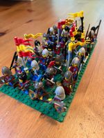 32 LEGO-Ritterfiguren aus älteren Sets