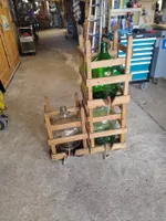 3x Gärballon 25 Liter Glasflasche mit Holzgestell gebraucht