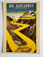 Plakat Die Alpenpost 1930 (Retro.)