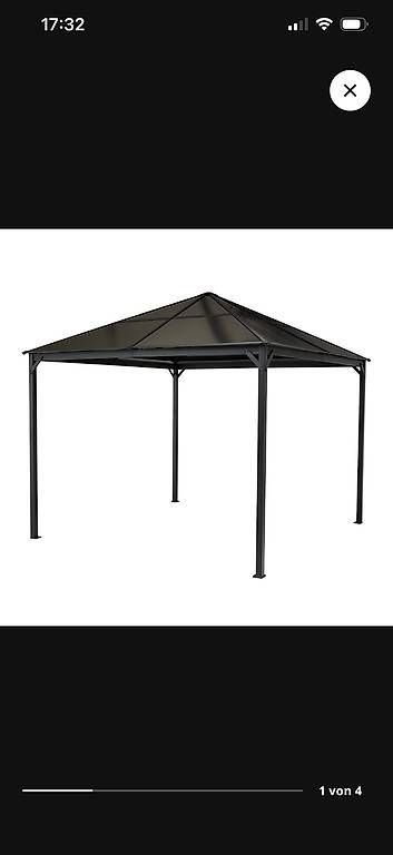 Tende & Padiglioni: Pavillon, 300x300cm schwarz 3x3m – Usato da Kriens venduto da info.orph