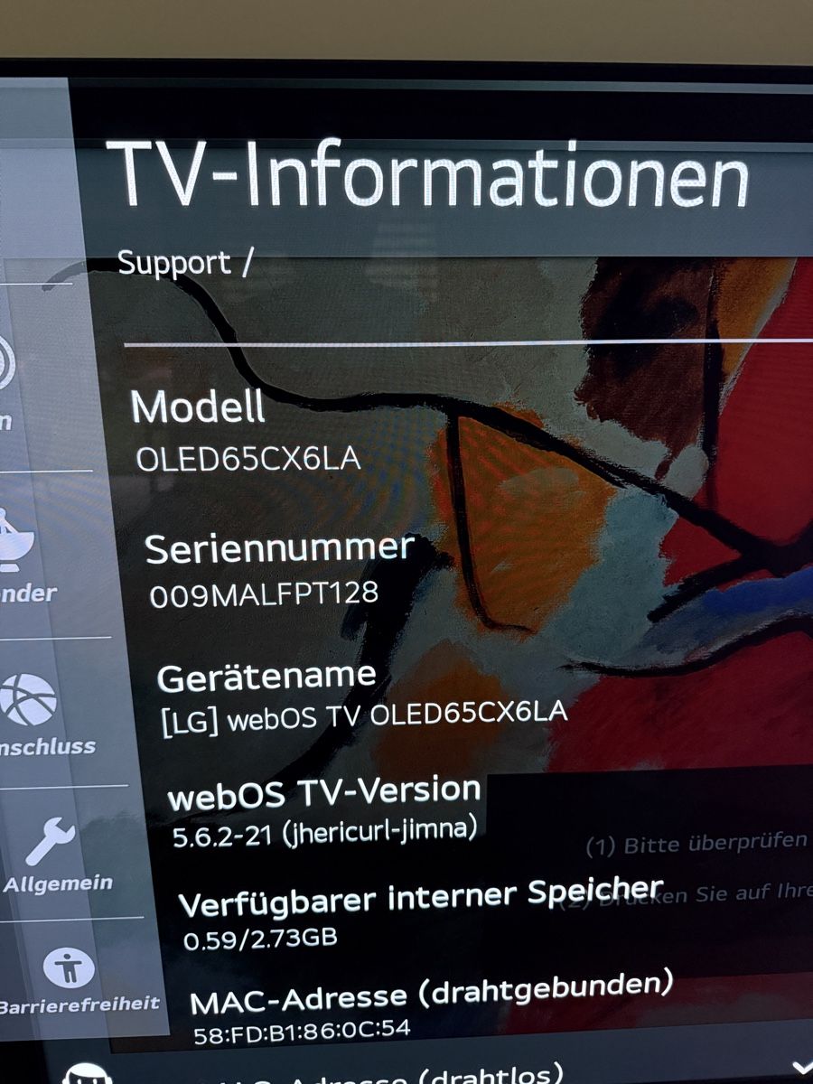 LG Televisori: LG OLED65CX 65" 4K OLED TV Defekt – Difettoso da Steinach venduto da Giusep7 2
