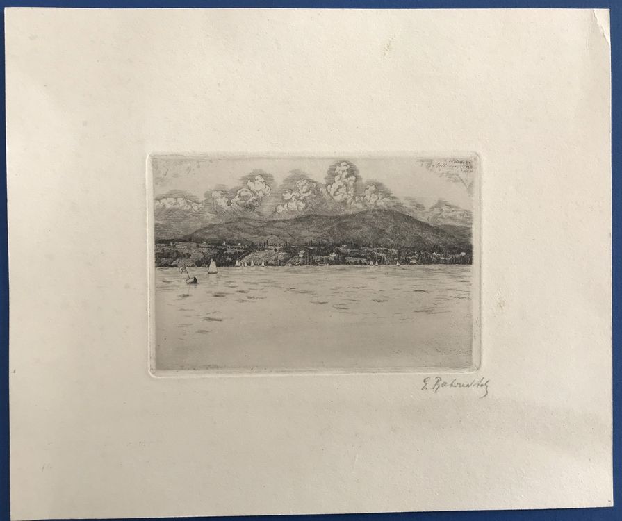 RABINOVITCH – GENÈVE – AQUATINTA 1916 (Gebraucht) in Zürich für CHF 21 ...