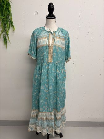 Odd Molly Midikleid türkis Bobo Gr. 1 34-38