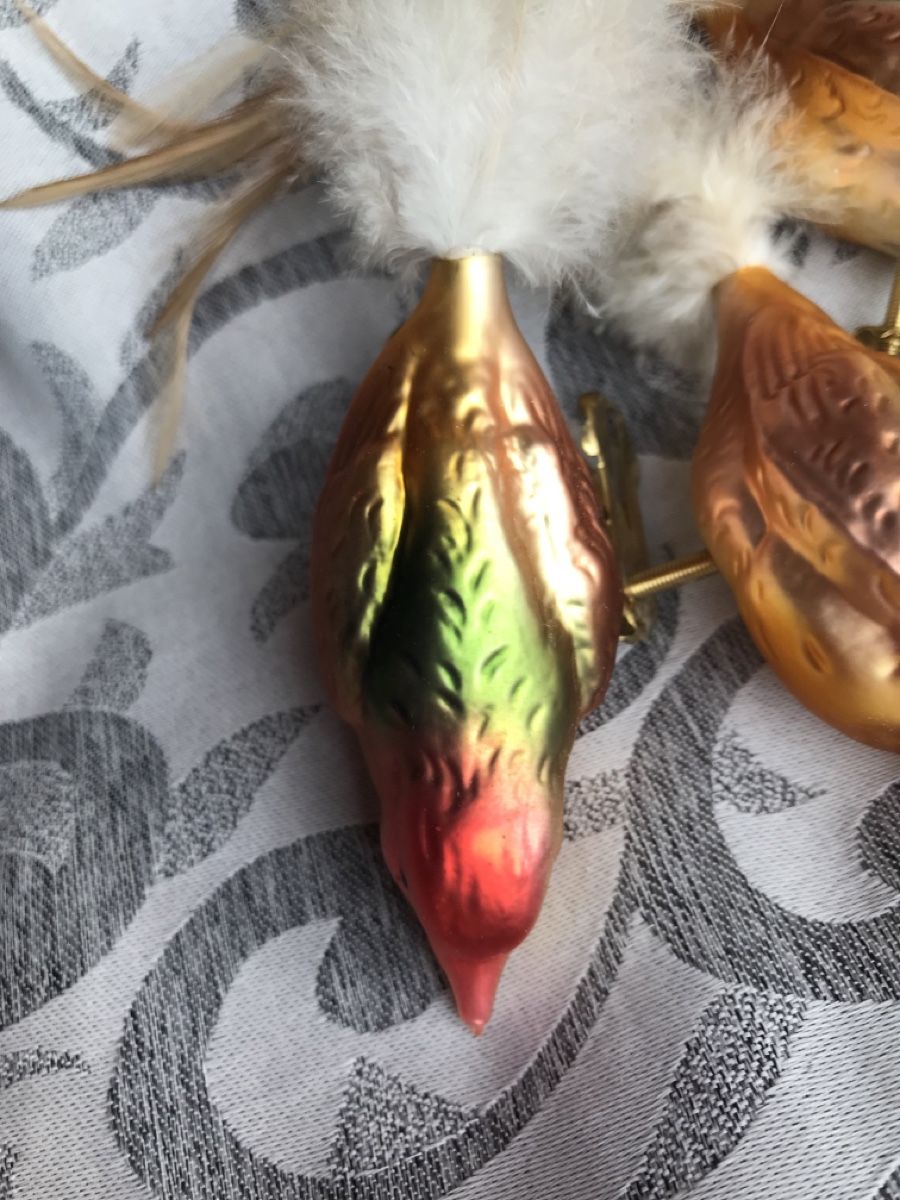 Tutte le decorazioni: 3 Vögel Christbaumschmuck Vogel – Nuovo e nell'imballaggio originale da Alpnach Dorf venduto da marvo 6