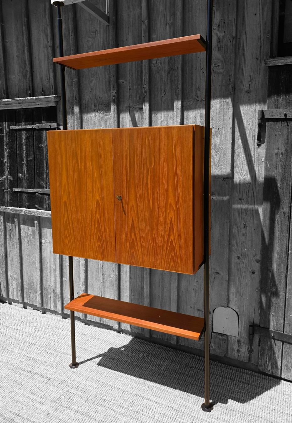 Regale: Teleskopregal  Teak  mit Korpus – Gebraucht aus Haslen AI von Vintagelix 1