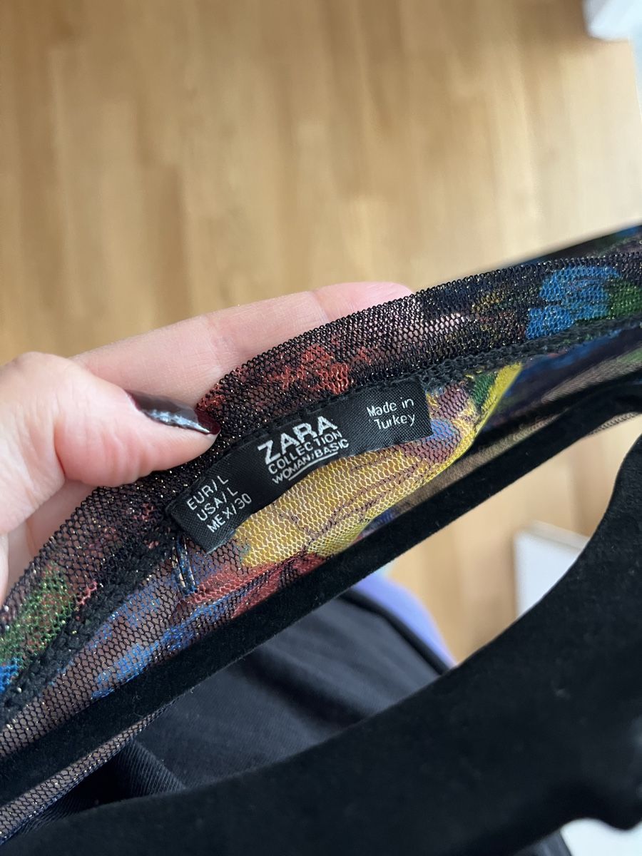 Zara Top: Zara long sleeve transparent top – Nuovo (secondo la descrizione) da Lausanne venduto da NoraPlethora 2