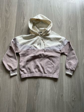 Hoodie Damen Grösse S Colorblock halber Reissverschluss leic