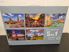 Neu - Puzzle 5x1000tlg. Landschaft