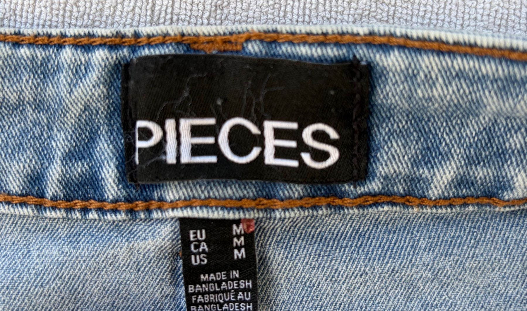 Pieces Gonne: Pieces Damen Jeansrock blau Grösse M – Usato da Hallwil venduto da maxima2006 2