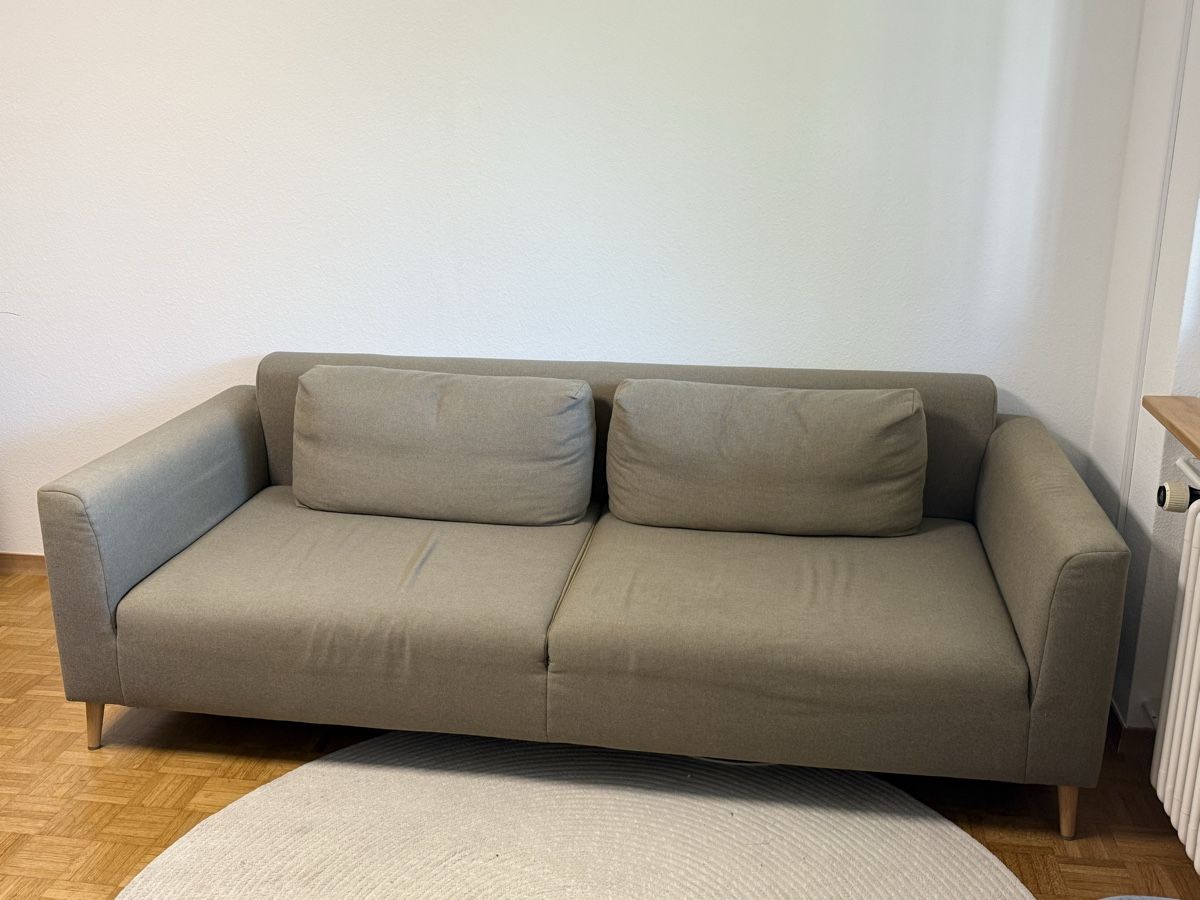 Divani: Rolf Benz Sofa / Couch braun beige Stoff – Usato da Rüti ZH venduto da lorenzmeier 1