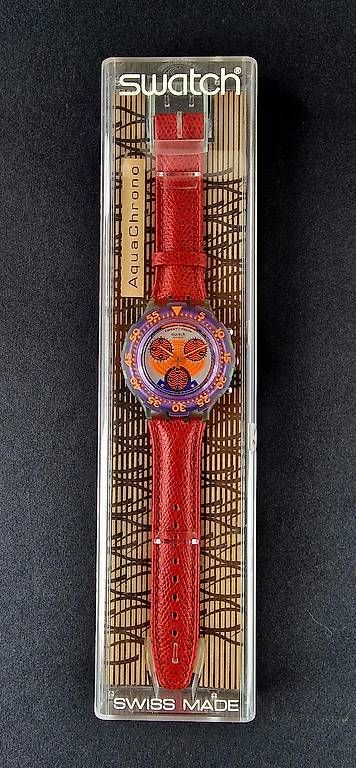 Uhren: Swatch Aqua Chrono Red Harbour SBG100 – Gebraucht aus Bassersdorf von Zwoebschi 2