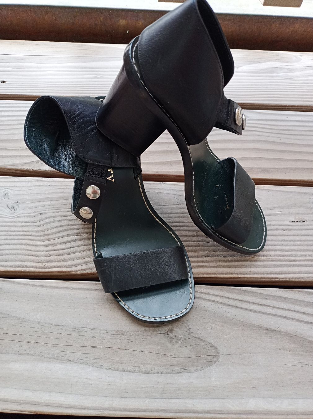 Scarpe da donna: Mulberry Black Leather Sandals - Size 37 – Usato da Buchs ZH venduto da Katia.K 1