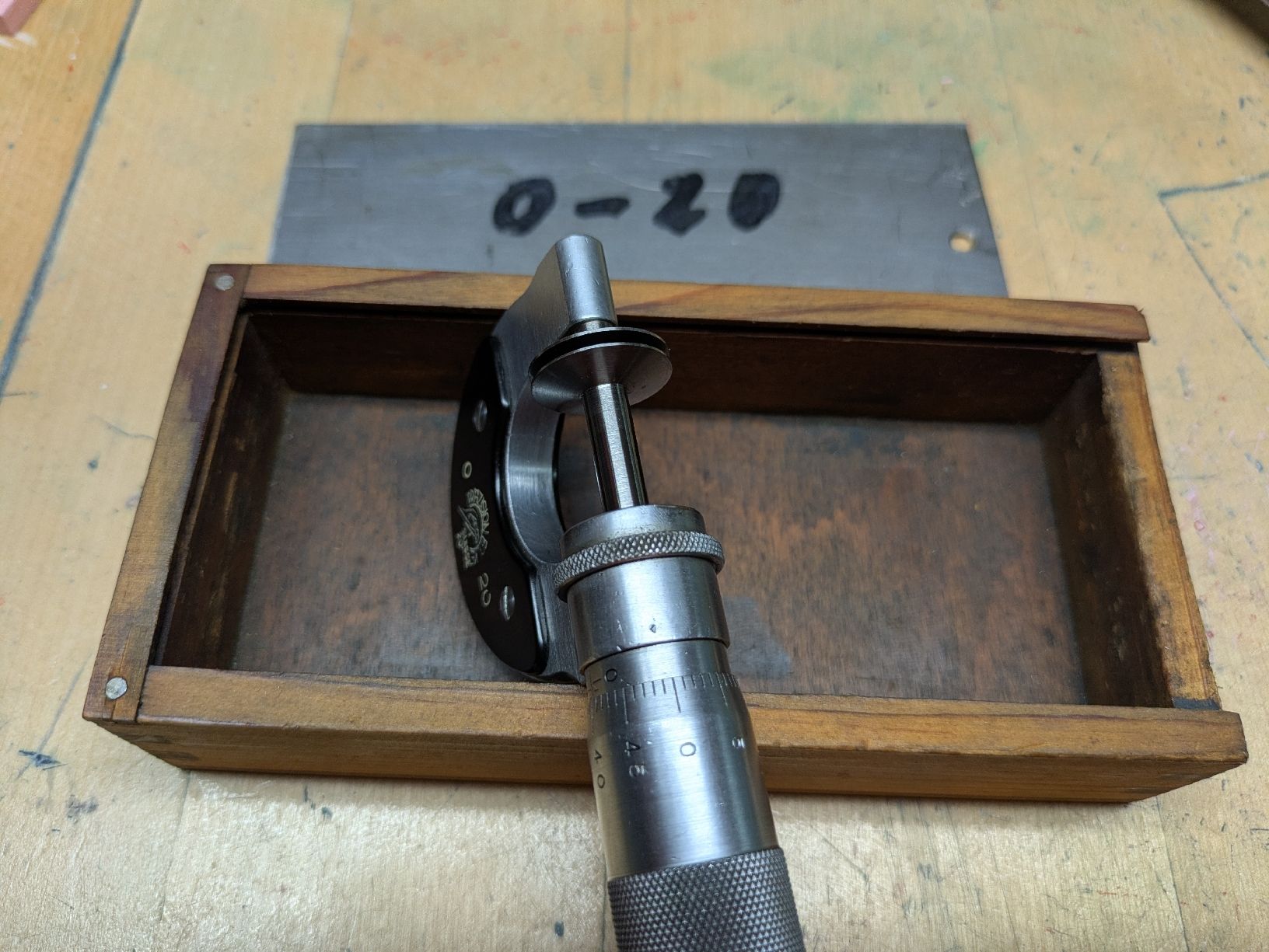 Mesurer: Tellermikrometer 0-20  – D'occasion à Schönengrund par UlliDiem 1