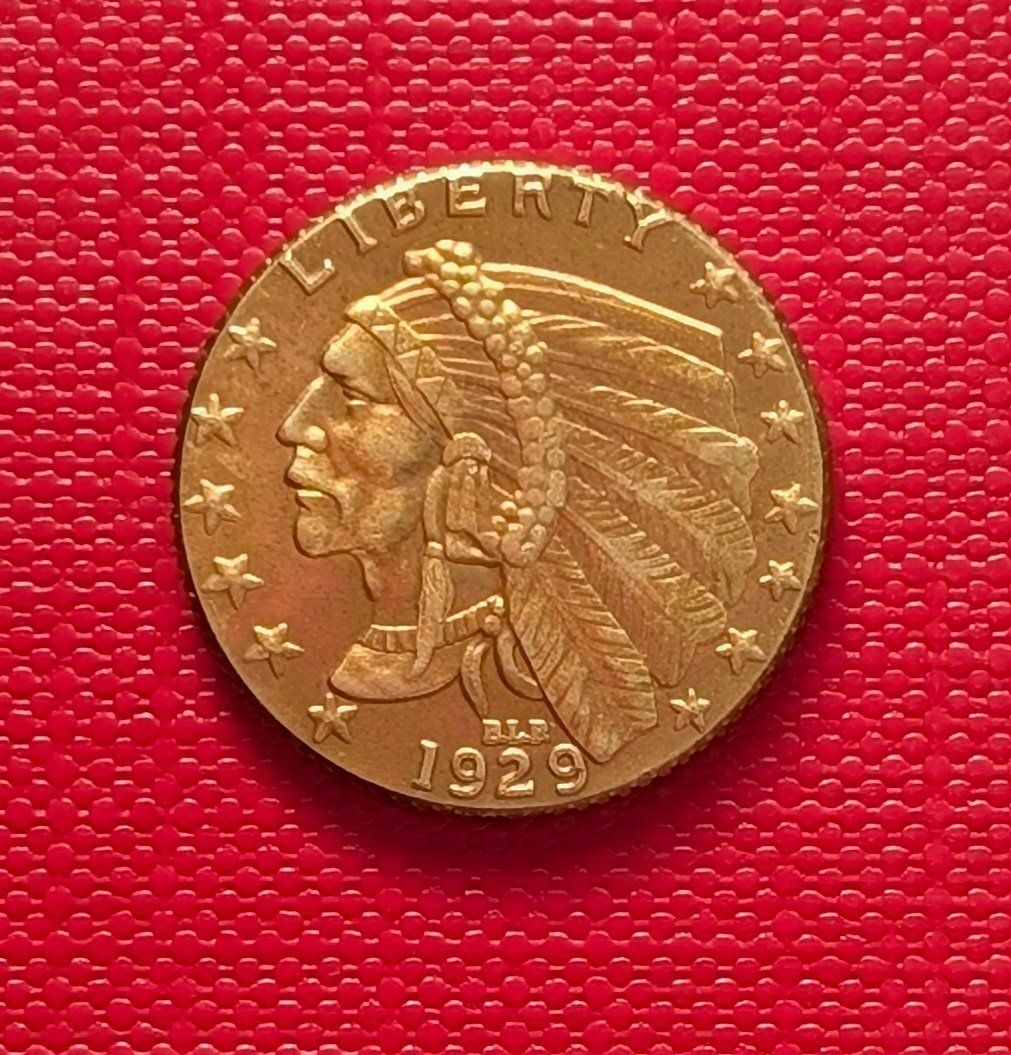 Tutti le monete: USA-2 1/2 Dollar 1929++Goldreplik – Nuovo (secondo la descrizione) da Hittnau venduto da stamps_and_coins