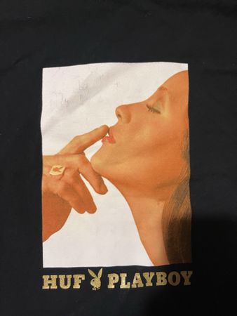 HUF x Playboy Langarmshirt, Blau, Gr. L - Top Zustand! (5
