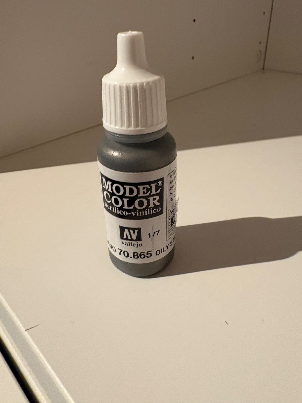 Kit di modellismo & Modellini statici: VALLEJO MODEL COLOR 70865 OILY STEEL – Usato da MÜHLEDORF/SO venduto da tru_wsv8