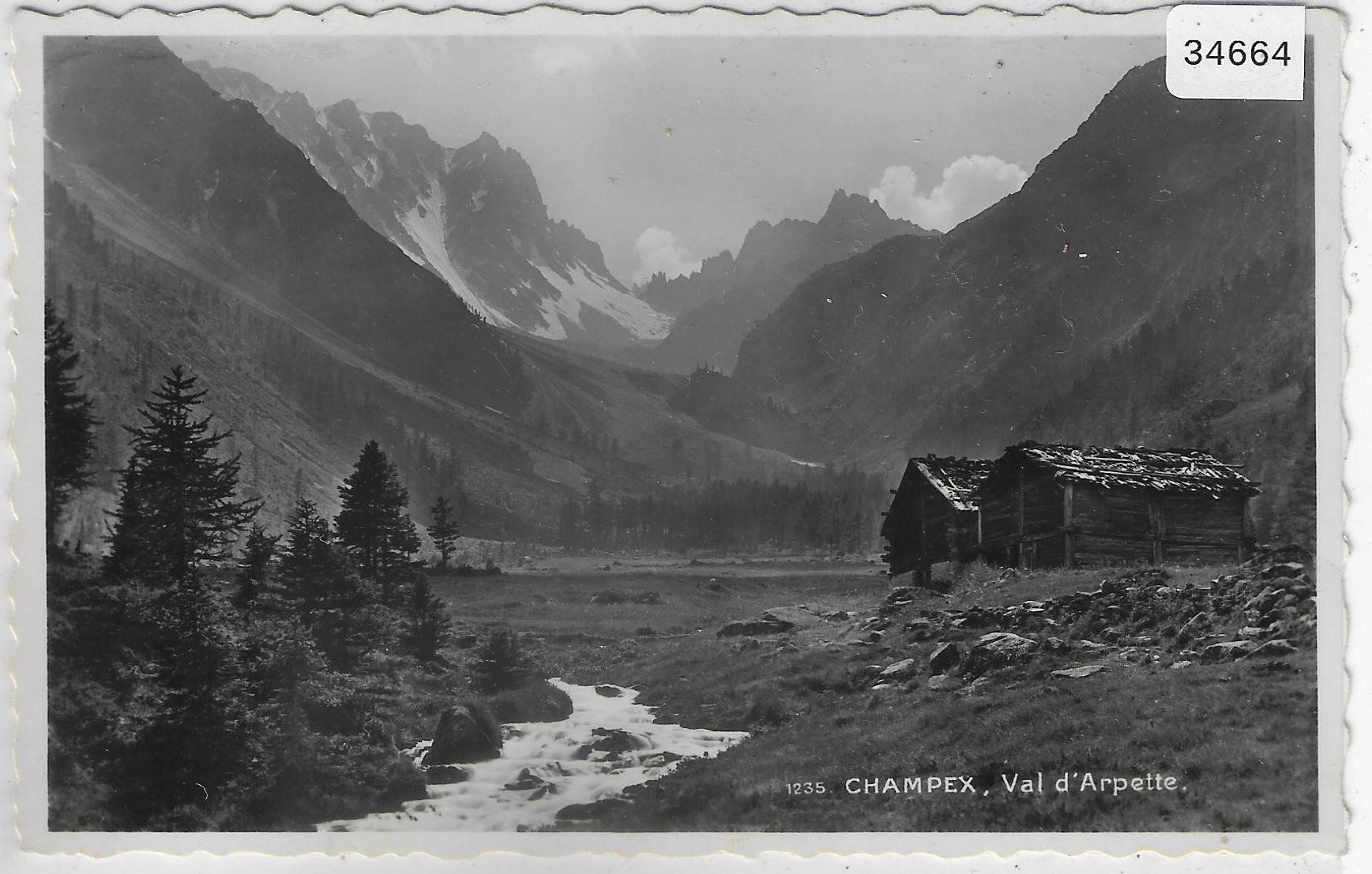 Cartoline postali: Champex - Val d'Arpette - – Usato da Ettingen venduto da Kartenplanet