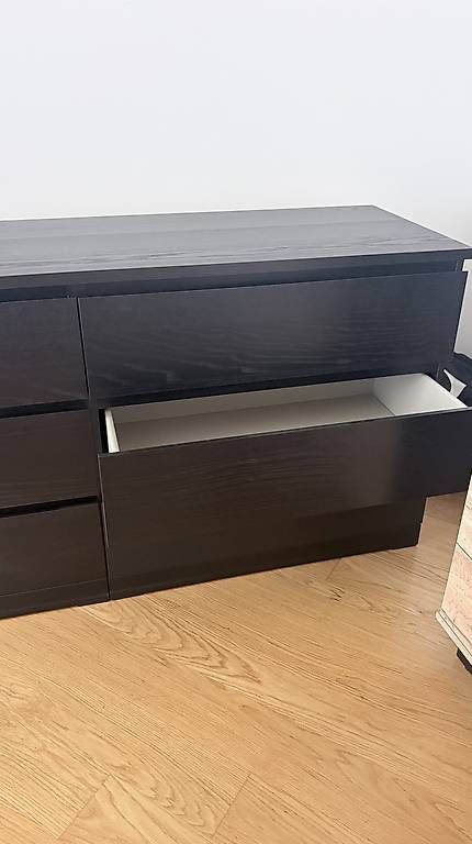 Cassettiere: 2x MALM Kommode Ikea braunschwarz – Usato da Glarus venduto da mgi0811 1