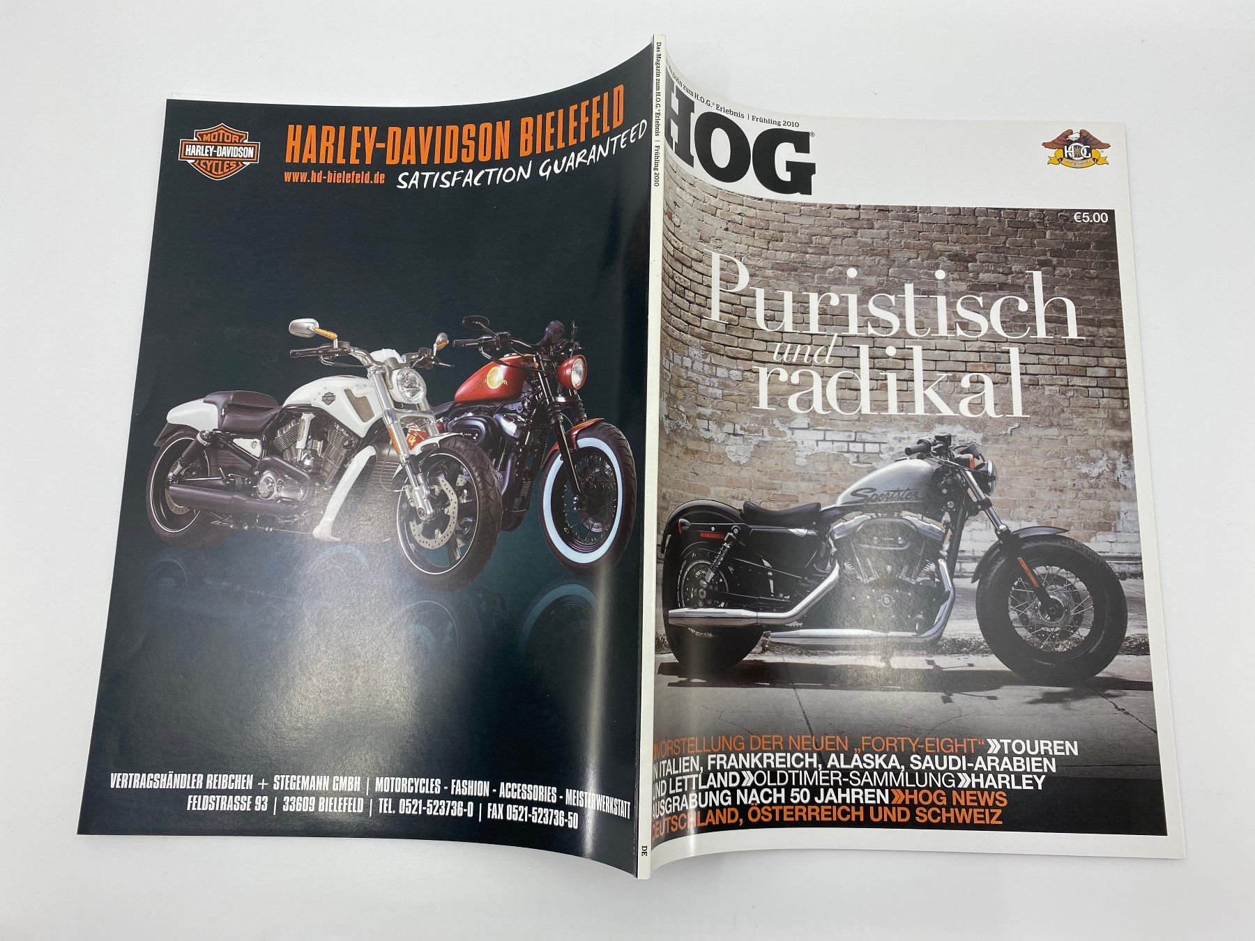 Riviste & Magazine: Harley Owners Group HOG Magazine 2010 – Usato da Langwiesen venduto da Restposten-24 2