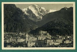 Interlaken und die Jungfrau, ungelaufen, ca. 1930