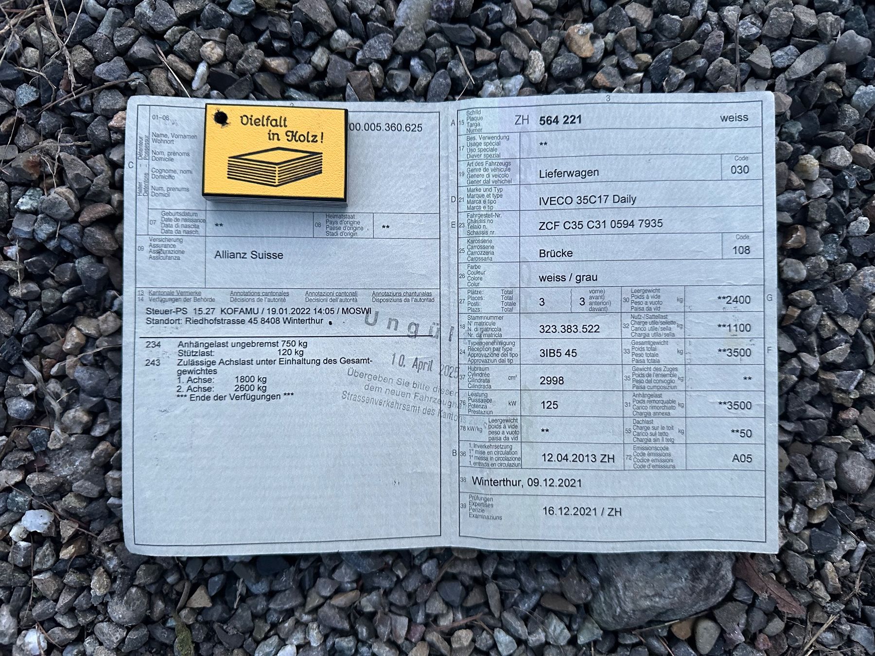 Iveco Nutzfahrzeuge: Lieferwagen IVECO 35C17 Daily – Gebraucht aus St.Gallen von maxi1979 9