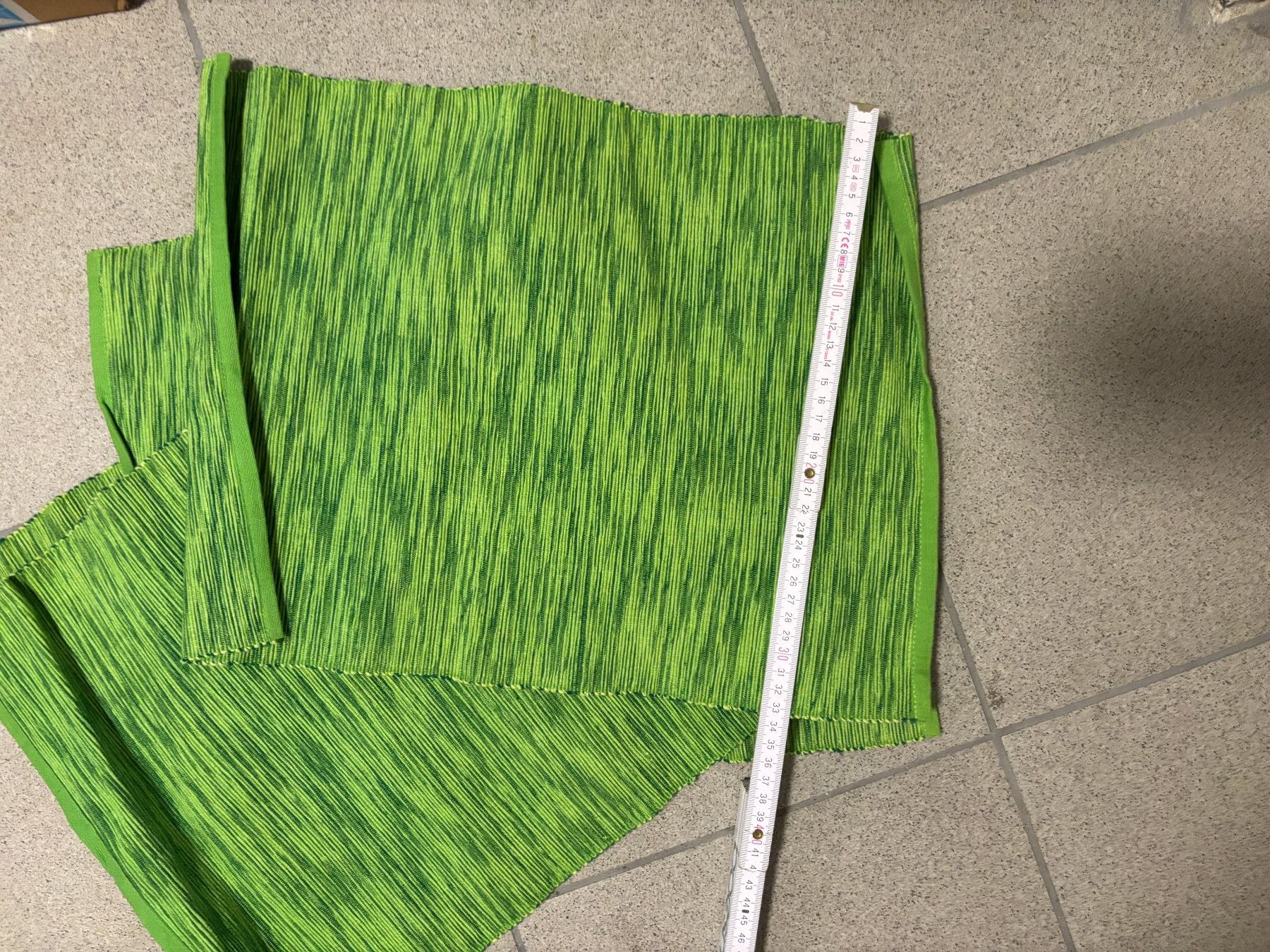 Sottobicchieri: 4 Stoff-Tischsets, grün – Usato da Hinwil venduto da simvo 3